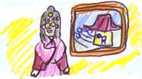 Drawing of Grandma
